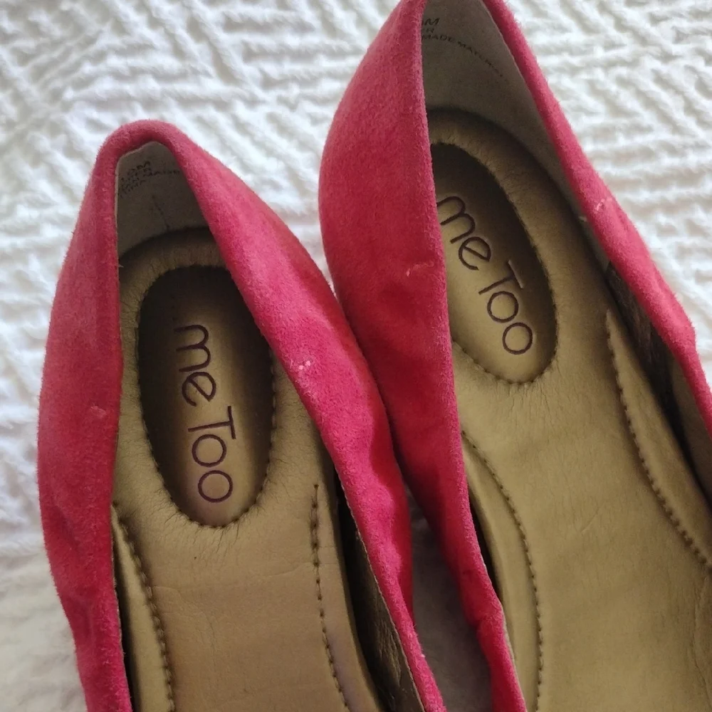 Me Too Scarlet Wedge Heels with Ruffle Detail - Picture 2 of 6
